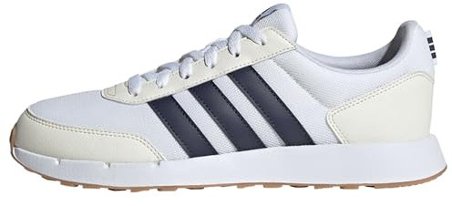 adidas Unisex - Adulto Run 50s Shoes, Cloud White Shadow Navy Off White, 36 2/3 EU