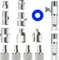 Magicrose 14pcs Airbrush Adapter Set, Airbrush Quick Release Disconnect Couplers, Airbrush Adapter Kit Fitting Connector Kit for Air Compressor, Airbrush Hose