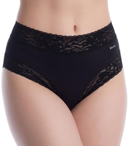 JANIRA Damen-Slip aus weichem Spitze, hoher Stil und Formung, 1030473