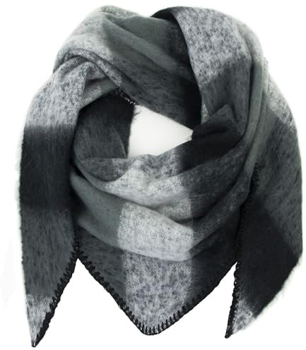 Gloop XXl Schal damen winter kuschelig flauschig dicker Schal Halstuch Dreieckstuch für Frauen 200 * 135 cm