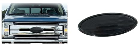 ontto 1 adesivo con bandiera americana da 14,5 cm, adatto per Ford F150 F250 Explorer Edge Ranger Focus Ecosport, badge con nome, logo accessori, colore nero