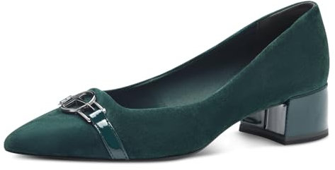 Tamaris Damen Pumps Blockabsatz bequem; GREEN, EU 40