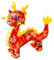ibasenice Doll Dragon Mignon Mascotte Chinoise De Année du Dragon De Nouvel an Décoration Festive