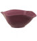 RiloStore 23x10cm Pflanzschale Dekoschale o2641 geschwungene Form oval dunkelrot himbeer bordeaux weinrot pink Blumentopf Übertopf Kunststoff Elegant Design Welle Topf Schale Jardiniere