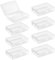8 PCS Small Plastic Containers with Lids, Mini Rectangular Empty Small Plastic Box, Storage Box with Lid Bead Storage Box, Craft Storage for Items and Other Projects Schrauben Weglegen