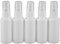 MAKIVI Atomizador De Plástico Blanco Belleza - Vaporizador Vacío, 30 Ml - Paquete de 5 Botellas