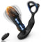 Analvibratoren für Mann mit Penisring, 10 Teleskop und Vibrationen mit Stoßfunktion, Prostata Stimulation Männer Vibrator Anal Plug Buttplug Analplug# für Männer Sex Spielzeug für die Männer Sex Toys