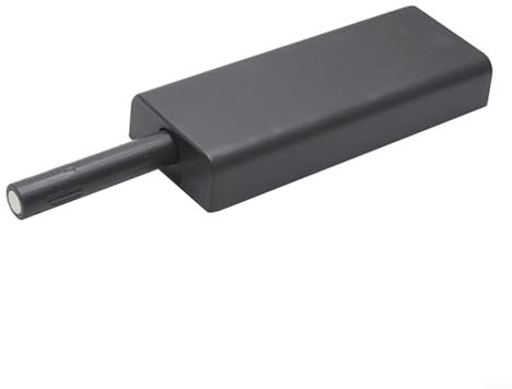 Ferme-porte adhésif puissant avec autocollant sans clou - N'endommage pas (noir)