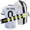 ZeroPlayer Maglia Replica Ufficiale Bianco-Neri 2025/2026 – Adulto/Bambino – Prodotto Autorizzato – Personalizzabile con Nome e Numero - Modello Home - Taglia L