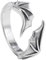KONFEN Flügel Herren Ring, Wikinger Verstellbare Geschnitzte Ringe für Männer Hypoallergenes Material, Vintage Hip Pop Offene Ringe Gothic Punk Klassisch Einzigartige Textur Herrenschmuck, Silber
