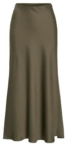 Vila Viellette Hw Midi Skirt - Noos
