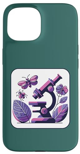 iPhone 15 Microscope Science Bugs Dragonfly Wildlife Lover Scientist Case