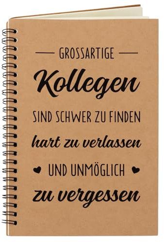 MEJOSER 21x14.5cm Abschiedsgeschenk Kollegen A5 Notizblock GROß, Geschenk für Kollegen Kollegin Jobwechsel Büro, Notizblock Liniert Notizbuch, Geschenke zum Abschied Danke Dankeschön