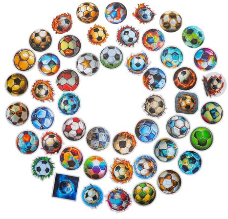 Kisangel 50 Pezzi Adesivi Da Calcio Gol Calcio Dolci Da Calcio Adesivi Da Parete Da Calcio Poster Adesivi Sportivi Adesivi Per Bottiglie D'Acqua Adesivi Da Parete Sportivi Gioco Di