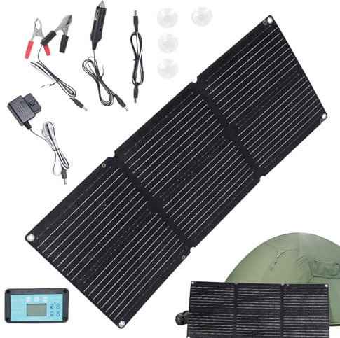 Caricabatteria per auto solari, caricabatterie per auto solari | Generatore di batterie a pannello solare 200W - 12-24V pieghevole automatico impermeabile per barca