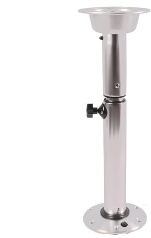 SynapSYA Campervan Table Leg Adjustable Table Pedestal Stand Aluminum 565mm-720mm/22-28 for Marine Boat Caravan Motorhome For Caravan Marine Boat