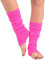 CHAAL® Women's Grey Knit Leg Warmers Girls Leg Warmer 80'S Teen Fancy's Dress Dance wear Womens Fancy Stylish Leg Warmers - Ladies Girls Leg warmer for carnival fancy dress party Leg Warmer Pink