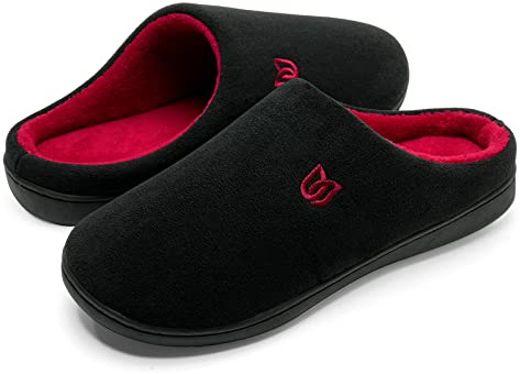 WateLves Zapatillas Hombre Mujer Invierno CáLido Zapatos Memory Foam Casa Antideslizante Pantuflas