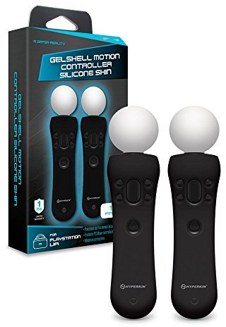 Hyperkin - Gelshell Controller Silikonhülle für PS VR/ PS Move/ PS4 (Schwarz) (2er Pack)