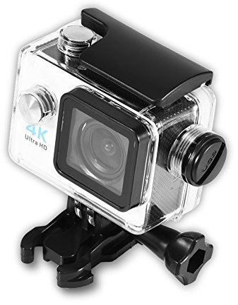 Waterproof Housing for Sport Camera Durable Waterproof Case with Charging Cable for SJ4000 SJ7000 F60 F68 W8 W9 H9 Action Cameras Diving Snorkeling Accessories