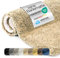 etérea Badematte rutschfest 60cm Rund waschbar - Bad Duschvorleger Hochflor - Bathroom Mat - Badteppich Waschmaschine Flauschig Schwer - Badläufer Teppich 60cm Rund - Jana Badematte Natur