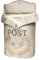 TentHome Wand Briefkasten Wandbriefkasten Postkasten Mailbox Metall Landhaus Post Zeitung Vogel Motiv Briefkastenanlage Farbiger Letterbox Abschließbar mit klappe (Weiß)