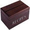 Apace Living Rezeptbox Holz mit blanko Rezeptkarten und Trennkarten – Walnuss Rezeptkiste für die Aufbewahrung Ihrer Rezepte – Exklusiver Rezeptordner Rezeptkasten für bis zu 240 Karten
