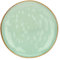 ROSE & TULIPANI MILANO Teller flach Speiseteller 27 cm Grün Dinner Platte Concerto Verde Acqua Steingut Tafelservice Essteller mediterraner Italien Retro Stil