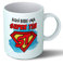 Planetacase - Taza Super Tía Personalizada - Regalo Original para Tías - Desayuno Café 330 mL - Apta Microondas y Lavavajillas - Cerámica
