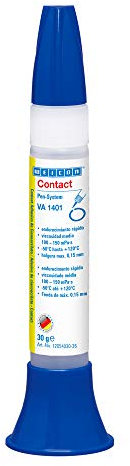Weicon 12054030-36 Contact VA 1401 Adhesivo cianoacrilato 30g para Gomas y plásticos, incoloro