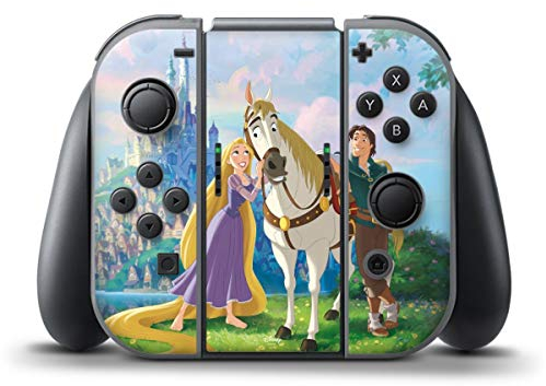 DeinDesign Skin kompatibel mit Nintendo Switch Controller Folie Sticker Rapunzel Disney Offizielles Lizenzprodukt