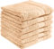REDBEST Handtuchset, Frottierset 6er-Pack Chicago apricot Größe 50x80 cm - saugstark, strapazierfähig, ideal für Reisen, Sport (weitere Farben)