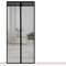 Magnetisches Moskitonetz 170 X 210 Cm (67 X 83 Zoll) mit Magnet-Fliegengitter-Rolle, Moskitonetz, Individuelle für Balkon-Eingangstür, Schwarz