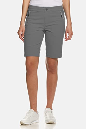 Jeff Green Damen Elastische Schnell Trocknende Kurze Leichte Outdoor Funktions Hose Mina, Farbe:Grey, Größe:46