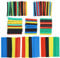 164 Pieces Heat Shrink Tubing - Electrical Cable Shrink Cable Kit 2:1 Electric Insulation Heat Shrink Wrap Cable Sleeve 5 Colors in 8 Sizes