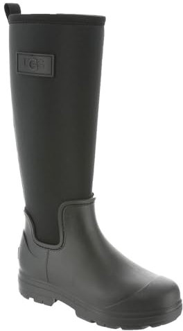 UGG Stivali da pioggia da donna Droplet Tall, nero, 37 EU