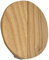 2 Stück Holzgriff Halbmond Schubladengriff Halbkreis Schubladenknöpfe dekorative Tür Schrankgriff für Schrank,Kleiderschrank,Bücherschrank (Ashwood)