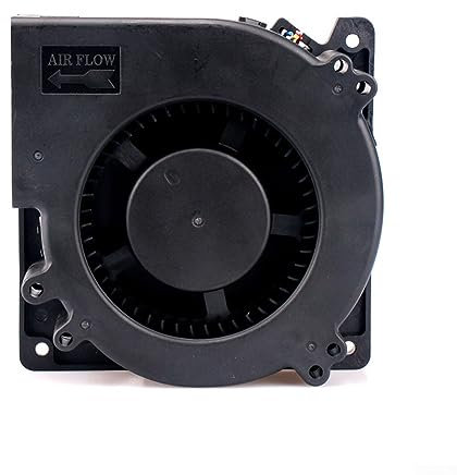 12032 Dual Ball Bearing DC 24V Turbo Blower Fan - High CFM 50 Cooling Fan with Adjustable 5V/12V/24V for Server, RV Refrigerator, Cabinet (3000 RPM, 32mm Thick)
