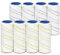 ZeAda Lot de 8 Rouleaux de pièces de Rechange, compatibles avec Le Nettoyeur de Sol Dur électrique Karcher FC7 FC5 FC3 FC3D EWM2, Rouleau de Rechange.