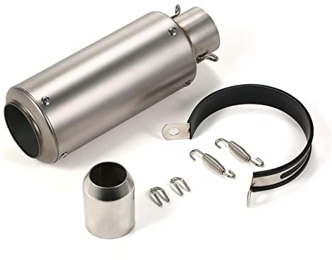Mulcort Silencieux d'échappement universel de queue de tuyau d'échappement de moto de 38-51mm adapté pour des motos ATV