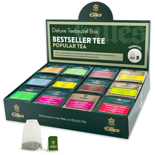 BEST OF Mischbox mit 12 Sorten EILLES Teebeutel unserer beliebtesten Sorten