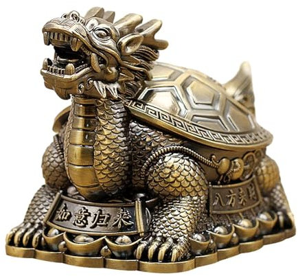 Drache Schildkröte Aschenbecher Aus Metall, Vintage Winddichter Aschenbecher Mit Deckel, Zigaretten- Und Zigarrenaschenhalter Für Raucher Im Innen- Und Außenbereich, Desktop Dekoration