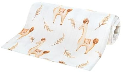 BOCIOLAND Bambuswindel 75x75cm ALPAKA