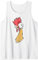 Disney Moana Heihei Rooster Chicken Big Face Costume Tank Top