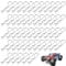 50 StüCk Rc Car 1/10 Splinte ,Karosserieklammern, R-Typ Stifte Aus Edelstahl, FüR Rc ZubehöR 1/10 Ferngesteuertes Auto, Ersatzteil, Silberne Karosserienadeln Rc Auto Ersatzteile Rc Karosserie Clips