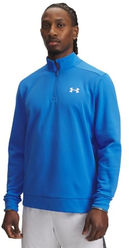 Under Armour Ua Armour Fleece 1/4 Zip Herren Longsleeve weiß L