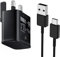 15W Fast Adaptive Mains 2A Charger for Android. Adapter Plug Genuine,1M USB to TYPE-C Cable For Android S8,S9,S10,S20,A3,A5, A7, A8, Compatible to All Other Android Devices. (Black Plug)