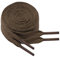 North Bund 2 pares de cordones planos para zapatillas de deporte 8mm Cordones planos de recambio para zapatillas de deporte Marrón 60cm