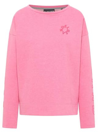 Elbsand Andra Damen Sweatshirt mit weitem Ausschnitt und Schlitzen, locker geschnitten