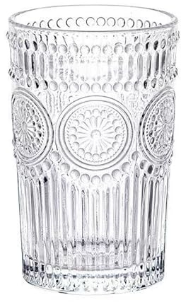 CAZAGA Glass Toothbrush Holders for Bathrooms, 12 oz Clear Tooth Brushing Dispenser, Small Tooth Brush Organizer for Vanity Countertop, Toothpaste Storage Stand, Tumbler Cup for Makeup Brushes